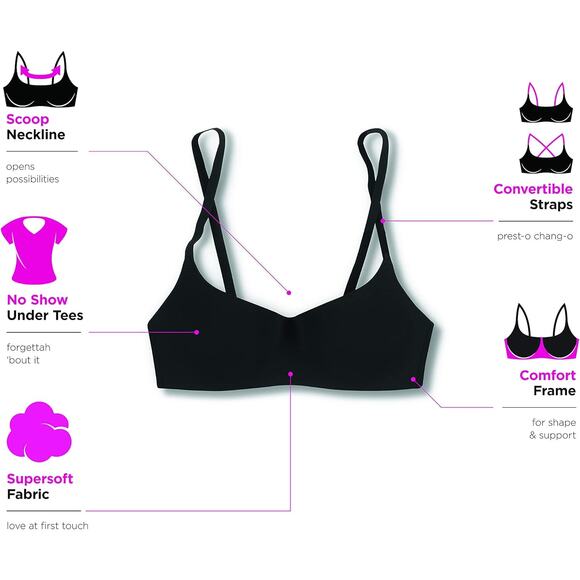 NWT Maidenform Pure Comfort Wireless Bra LARGE - Picture 5 of 5